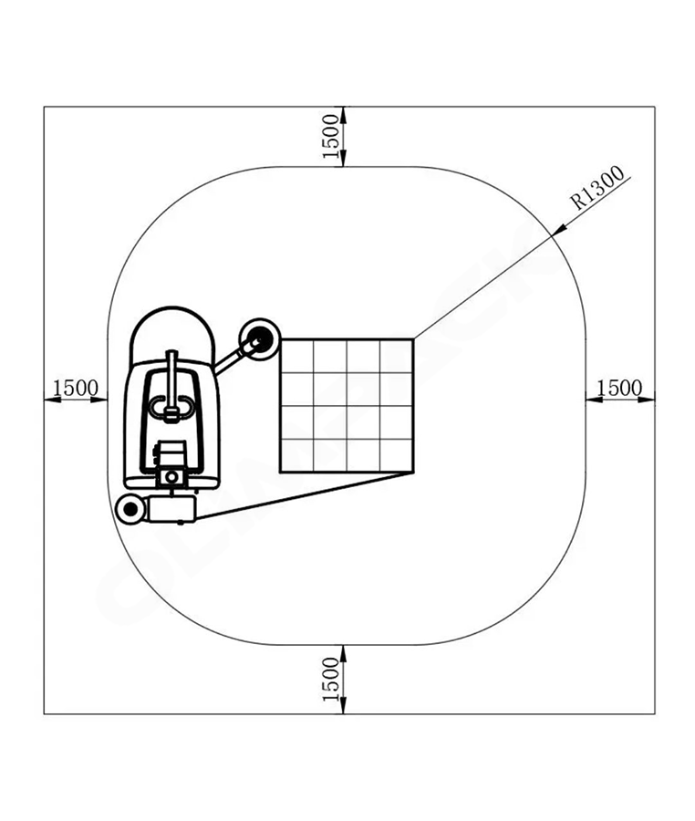 PACKTECH MOTORLU ÖN GERDİRME MOBİL PALET STREÇ MAKİNESİ  - 4